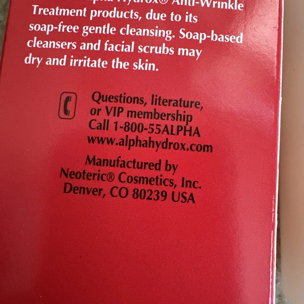 Alpha Hydrox The Original Foaming Face Wash Clarifying Cleanser 6oz HTF Neoteric